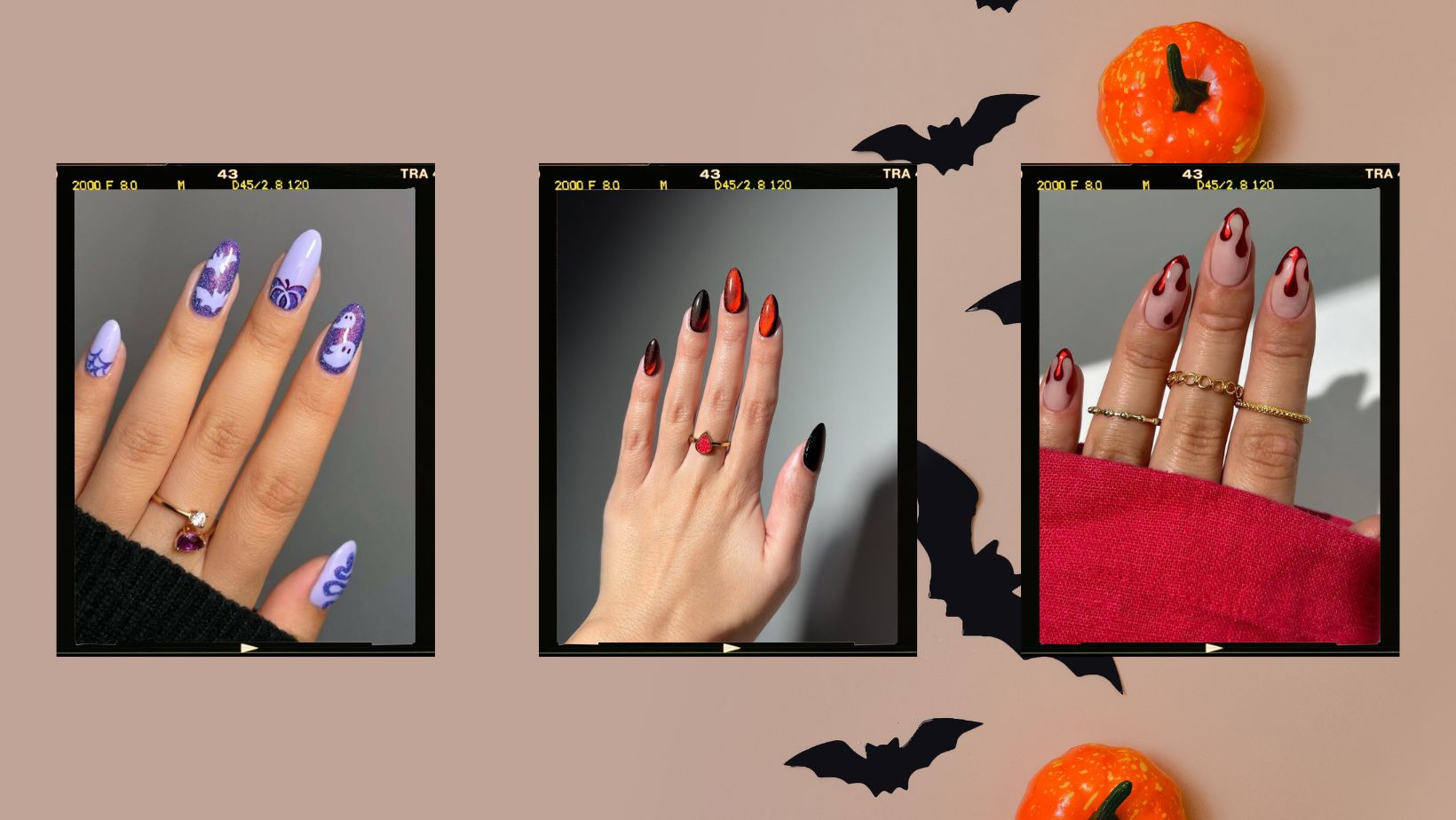 Ідеї манікюру на Гелловін 2025: від простих кольорів до екстравагантних дизайнів
