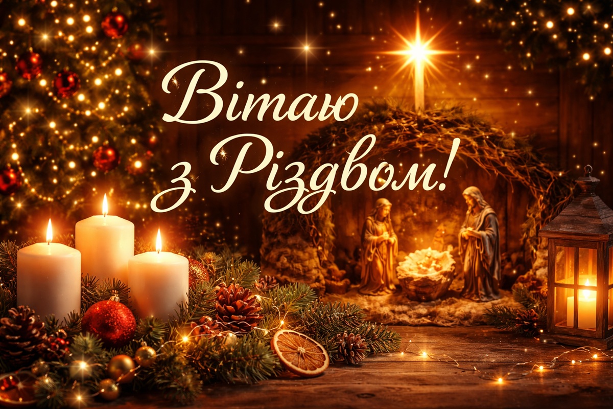 З Різдвом Христовим 7 січня 2026: побажання прозою, вірші, СМС та картинки українською