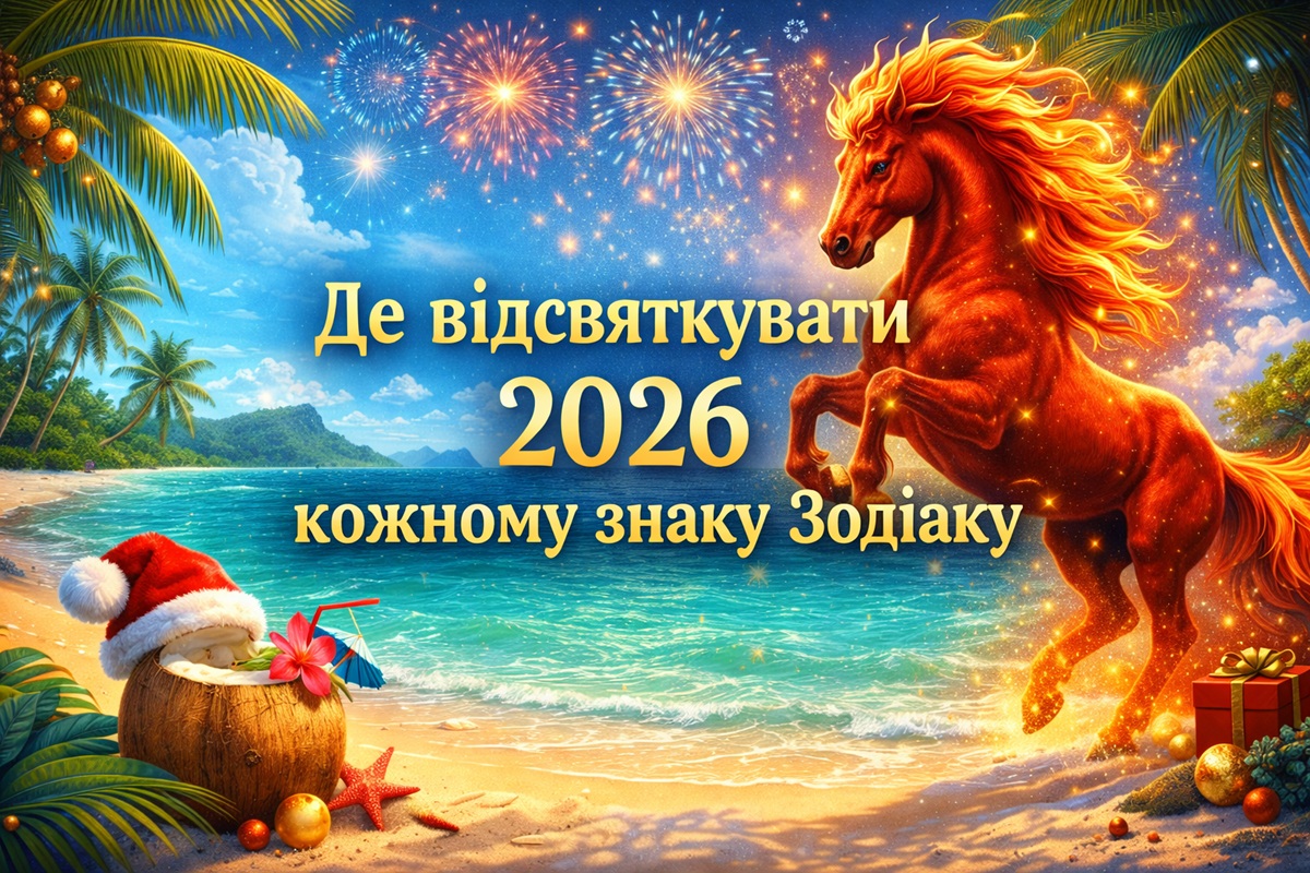 Де провести Новий рік 2026 згідно з гороскопом: найкращі місця для кожного знака Зодіаку