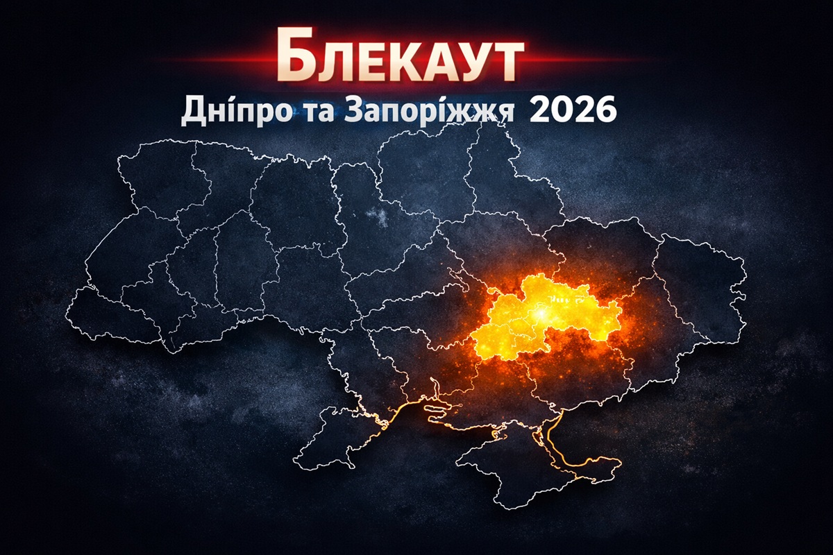 Блекаут Дніпро та Запоріжжя 7-8 січня 2026: причини, наслідки та яка ситуація зі світлом та водою зараз