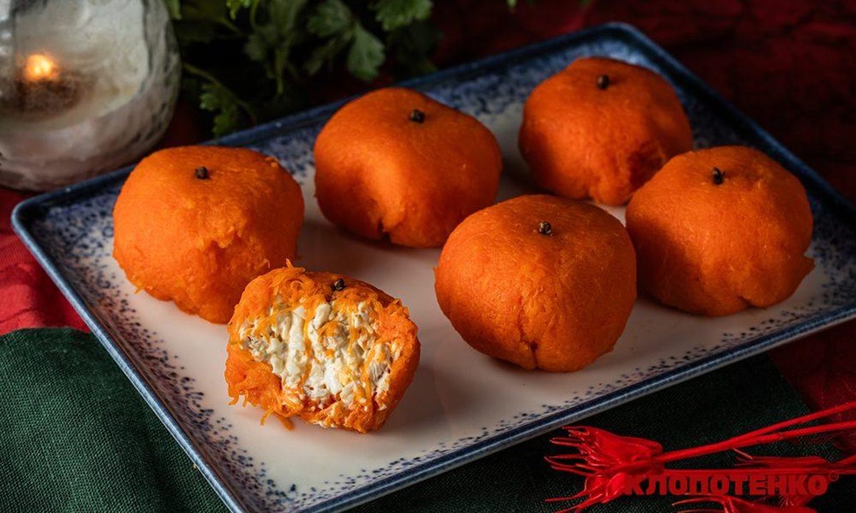 Салат «Мандарин» на Новий рік 2026 від Євгена Клопотенка: покроковий рецепт