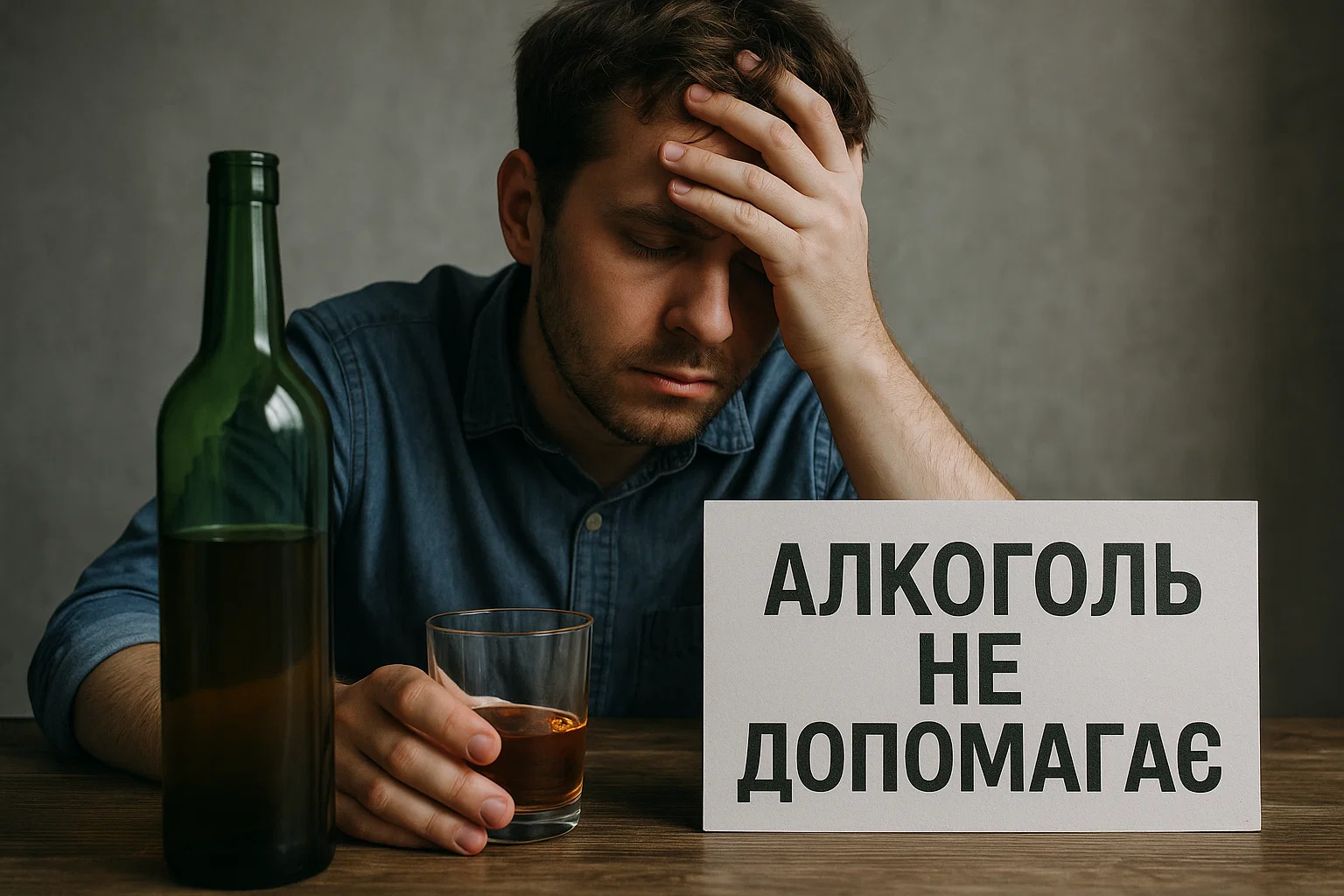 Чому алкоголь не рятує і не вирішує проблем