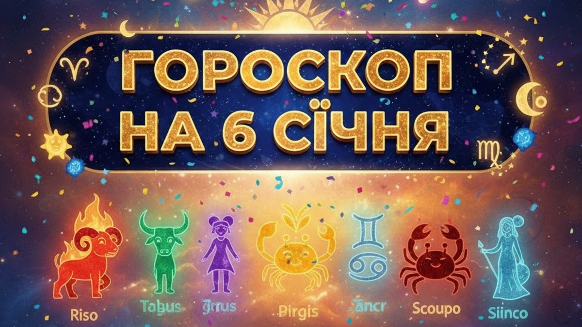 Гороскоп на 6 січня 2026: день без різких рішень