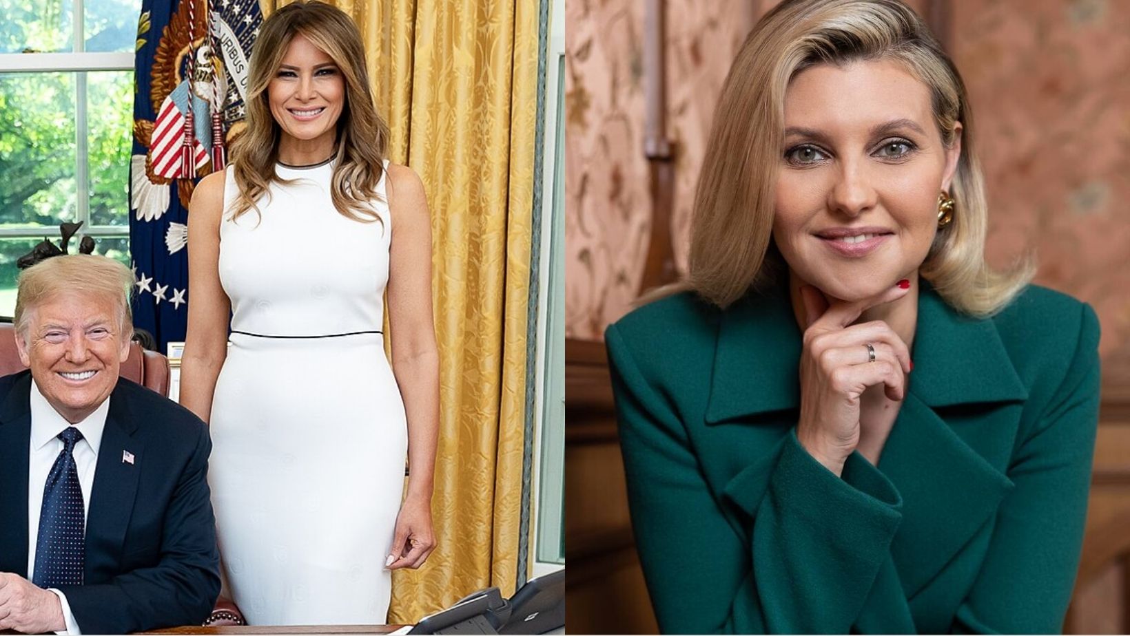Мода і дипломатія: Олена Зеленська та Меланія Трамп вразили своїми образами на зустрічі